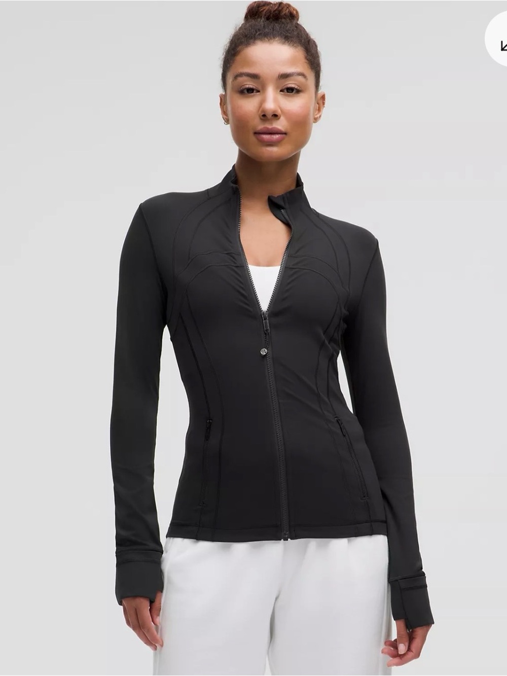Lululemon Define Jacket, Black Women’s Zip-Front, size 16